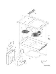 Main Top / Surface Units parts for Kenmore Cooktop 790.44129510 (79044129510, 790 44129510) from AppliancePartsPros.com