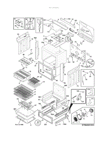 Body parts for Kenmore Range 790.45003801 (79045003801, 790 45003801) from AppliancePartsPros.com