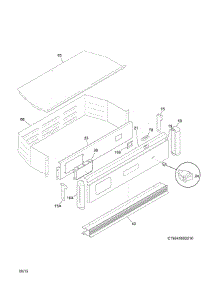 Control Panel parts for Kenmore Wall Oven 790.45092510 (79045092510, 790 45092510) from AppliancePartsPros.com