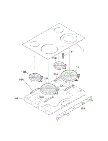 Maintop parts for Kenmore Range 790.45494504 (79045494504, 790 45494504) from AppliancePartsPros.com