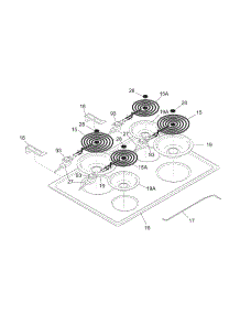 Maintop parts for Kenmore Range 790.45582900 (79045582900, 790 45582900) from AppliancePartsPros.com