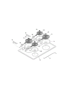 Top / Drawer parts for Kenmore Range 790.45582901 (79045582901, 790 45582901) from AppliancePartsPros.com