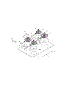 Main Top parts for Kenmore Range 790.45589904 (79045589904, 790 45589904) from AppliancePartsPros.com