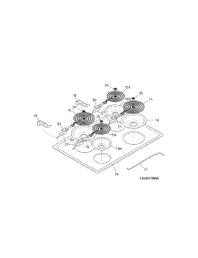 Main Top parts for Kenmore Range 790.45589905 (79045589905, 790 45589905) from AppliancePartsPros.com
