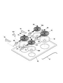 Maintop parts for Kenmore Range 790.45669104 (79045669104, 790 45669104) from AppliancePartsPros.com