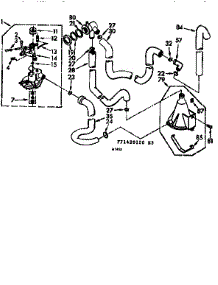 Water System parts for Kenmore Washer 110.71420600 (11071420600, 110 71420600) from AppliancePartsPros.com