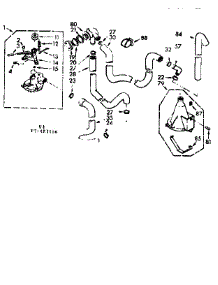 Water System Parts parts for Kenmore Washer 110.71423110 (11071423110, 110 71423110) from AppliancePartsPros.com
