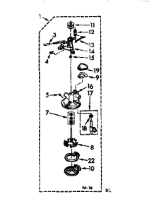 Pump Assembly parts for Kenmore Washer 110.71430610 (11071430610, 110 71430610) from AppliancePartsPros.com