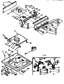 Top & Console Assembly parts for Kenmore Washer 110.71460410 (11071460410, 110 71460410) from AppliancePartsPros.com