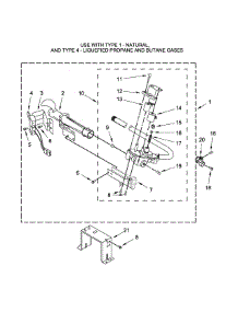 Burner Assembly Parts parts for Kenmore Dryer 110.71633610 (11071633610, 110 71633610) from AppliancePartsPros.com