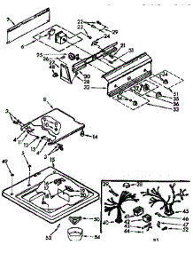 Top And Console Assembly parts for Kenmore Washer 110.71670120 (11071670120, 110 71670120) from AppliancePartsPros.com