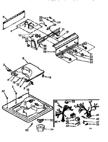 Top & Console Assembly parts for Kenmore Washer 110.71670400 (11071670400, 110 71670400) from AppliancePartsPros.com