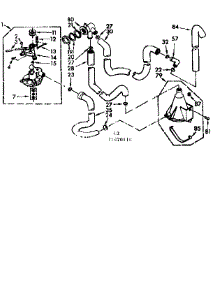 Water System parts for Kenmore Washer 110.71670410 (11071670410, 110 71670410) from AppliancePartsPros.com