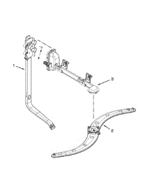 Upper Wash And Rinse Parts parts for Kenmore Dishwasher 665.13073K217 (66513073K217, 665 13073K217) from AppliancePartsPros.com
