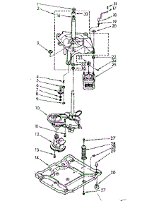Drive System parts for Kenmore Washer 110.74470100 (11074470100, 110 74470100) from AppliancePartsPros.com