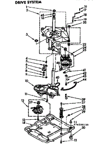 Drive System parts for Kenmore Washer 110.74590400 (11074590400, 110 74590400) from AppliancePartsPros.com