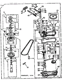 Gearcase / Transmission parts for Kenmore Washer 110.74590600 (11074590600, 110 74590600) from AppliancePartsPros.com