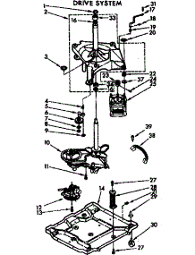 Drive System parts for Kenmore Washer 110.74670100 (11074670100, 110 74670100) from AppliancePartsPros.com