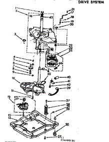 Drive System parts for Kenmore Washer 110.74690200 (11074690200, 110 74690200) from AppliancePartsPros.com