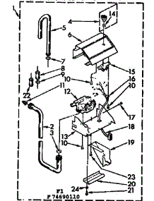 Optional Permanent Installation Conv. Kit No. 358683 parts for Kenmore Washer 110.74690410 (11074690410, 110 74690410) from AppliancePartsPros.com