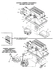 Control Assembly parts for Kenmore Furnace 629.776870 (629776870, 629 776870) from AppliancePartsPros.com