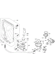 Pump Assy parts for Kenmore Dishwasher 630.13003016 (63013003016, 630 13003016) from AppliancePartsPros.com