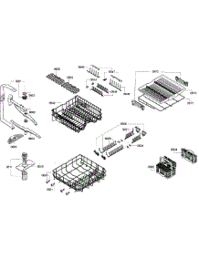 Baskets parts for Kenmore Dishwasher 630.13003016 (63013003016, 630 13003016) from AppliancePartsPros.com