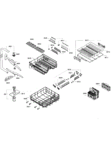Baskets parts for Kenmore Dishwasher 630.13023011 (63013023011, 630 13023011) from AppliancePartsPros.com