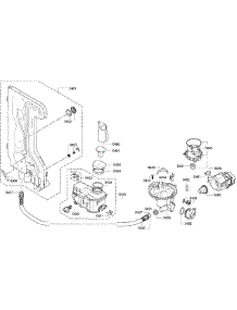 Pump Assy parts for Kenmore Dishwasher 630.13023017 (63013023017, 630 13023017) from AppliancePartsPros.com