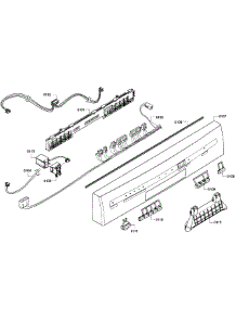 Control Panel parts for Kenmore Dishwasher 630.13902012 (63013902012, 630 13902012) from AppliancePartsPros.com