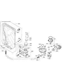 Pump Assy parts for Kenmore Dishwasher 630.13993015 (63013993015, 630 13993015) from AppliancePartsPros.com