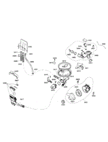 Pump Assy parts for Kenmore Dishwasher 630.16302401 (63016302401, 630 16302401) from AppliancePartsPros.com