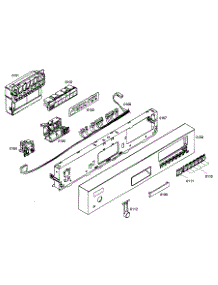 Front Panel parts for Kenmore Dishwasher 630.16302402 (63016302402, 630 16302402) from AppliancePartsPros.com