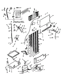 Unit Parts parts for Kenmore Refrigerator 628.7646520 (6287646520, 628 7646520) from AppliancePartsPros.com