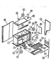 Upper Oven parts for Kenmore Range 628.7859094 (6287859094, 628 7859094) from AppliancePartsPros.com