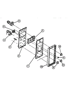 Control Panel parts for Kenmore Range 628.7859094 (6287859094, 628 7859094) from AppliancePartsPros.com