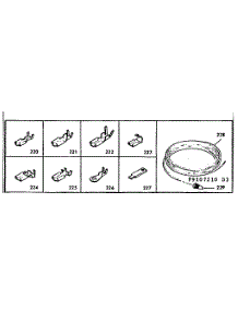 Wiring And Wiring Terminals parts for Kenmore Range 628.9107220 (6289107220, 628 9107220) from AppliancePartsPros.com