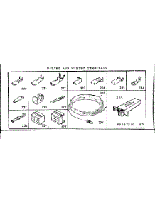 Wiring & Wiring Terminals parts for Kenmore Cooktop 628.9107510 (6289107510, 628 9107510) from AppliancePartsPros.com