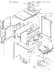 Body Assembly parts for Kenmore Cooktop 628.9107510 (6289107510, 628 9107510) from AppliancePartsPros.com