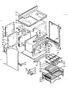 Body Assembly parts for Kenmore Range 628.9137100 (6289137100, 628 9137100) from AppliancePartsPros.com