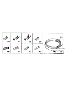 Wiring And Wiring Terminals parts for Kenmore Range 628.9137120 (6289137120, 628 9137120) from AppliancePartsPros.com