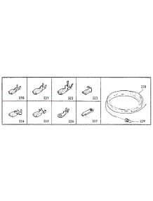 Wiring And Wiring Terminals parts for Kenmore Cooktop 628.9137213 (6289137213, 628 9137213) from AppliancePartsPros.com