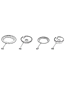 Optional Porcelain Pan And Chrome Ring parts for Kenmore Cooktop 628.9137243 (6289137243, 628 9137243) from AppliancePartsPros.com