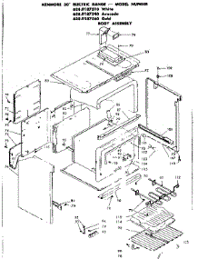 Body Assembly parts for Kenmore Range 628.9187560 (6289187560, 628 9187560) from AppliancePartsPros.com