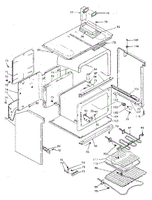 Body Assembly parts for Kenmore Range 628.9187610 (6289187610, 628 9187610) from AppliancePartsPros.com