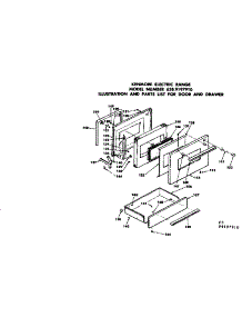 Door And Drawer parts for Kenmore Range 628.9197910 (6289197910, 628 9197910) from AppliancePartsPros.com