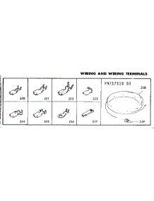 Wiring And Wiring Terminals parts for Kenmore Range 628.9217510 (6289217510, 628 9217510) from AppliancePartsPros.com