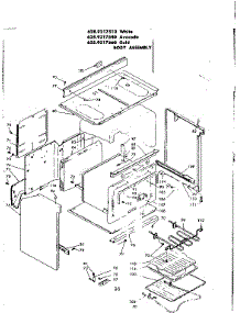 Body Assembly parts for Kenmore Range 628.9217560 (6289217560, 628 9217560) from AppliancePartsPros.com