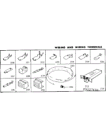 Wiring And Wiring Terminals parts for Kenmore Range 628.9227610 (6289227610, 628 9227610) from AppliancePartsPros.com