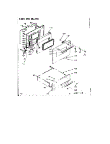 Door And Drawer parts for Kenmore Range 628.9227610 (6289227610, 628 9227610) from AppliancePartsPros.com